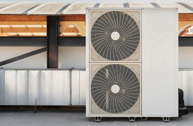 Close-up view of a ventilation system showing ducts and components, highlighting potential areas for HVAC system inspection.